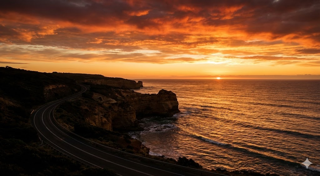 Couple enjoying Great Ocean Road tour